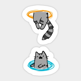 Portal Cat Sticker